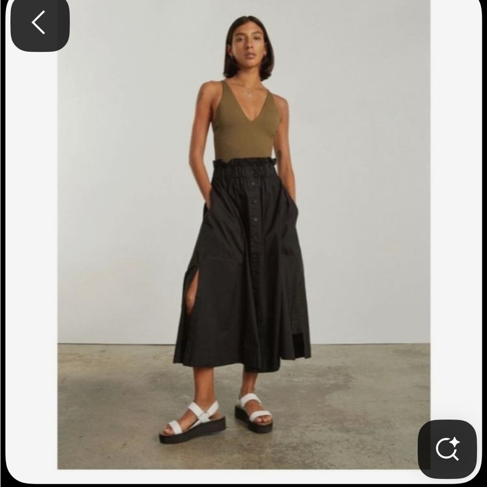 Everlane Terracotta Button-Up Cape